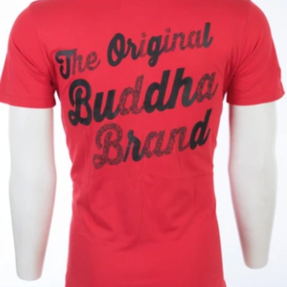 TRUE RELIGION Mens Short Sleeve ORIGINAL BUDDHA Crewneck T-Shirt (Red) - Picture 3 of 5